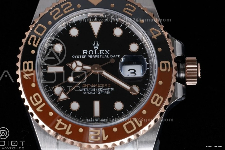 FastDry V 126711 Master RG Best CHNR II GMT on SH3285 855 New SS SS Edition 1:1 Bracelet ARF 904L 0520